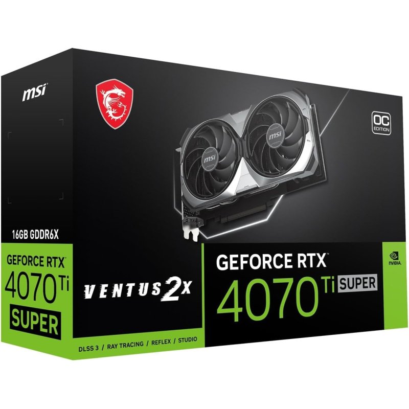 MSI GeForce RTX 4070 Ti SUPER 16G VENTUS 2X OC