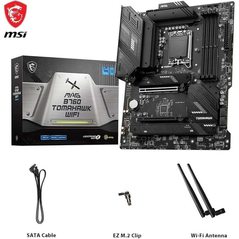 MSI MAG B760 TOMAHAWK WIFI DDDR5 91-7D96-012-013