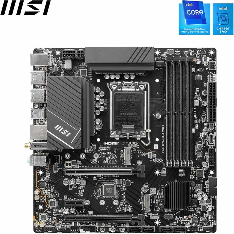 MSI PRO B760M-A WIFI 911-7D99-007/012/021