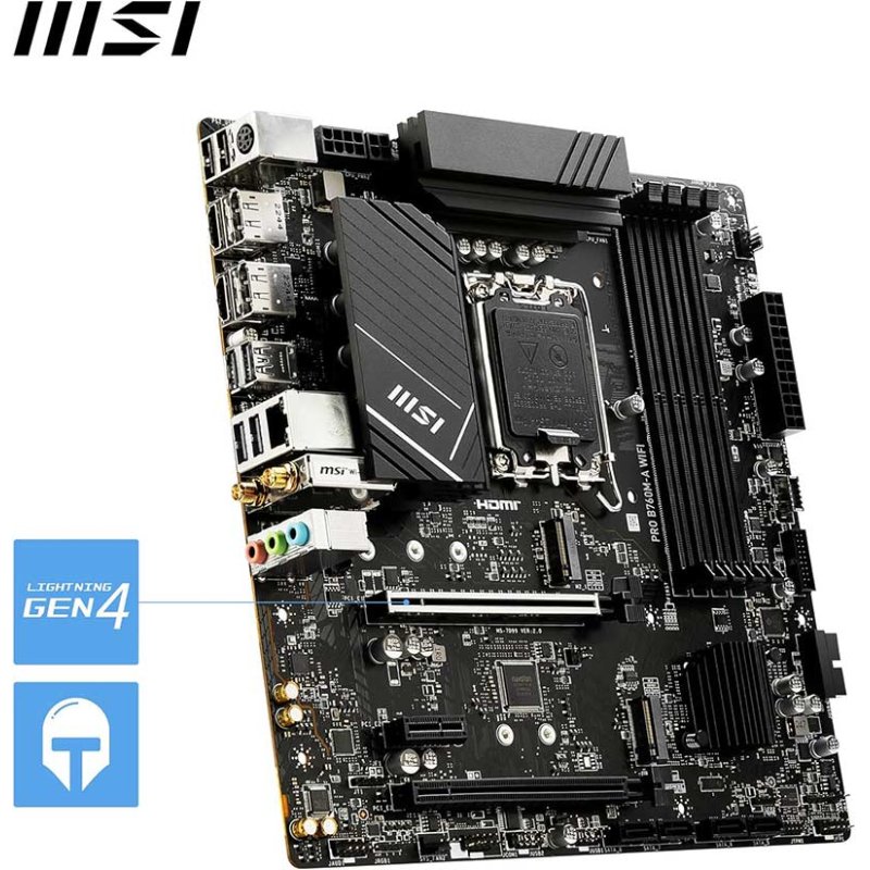 MSI PRO B760M-A WIFI 911-7D99-007/012/021