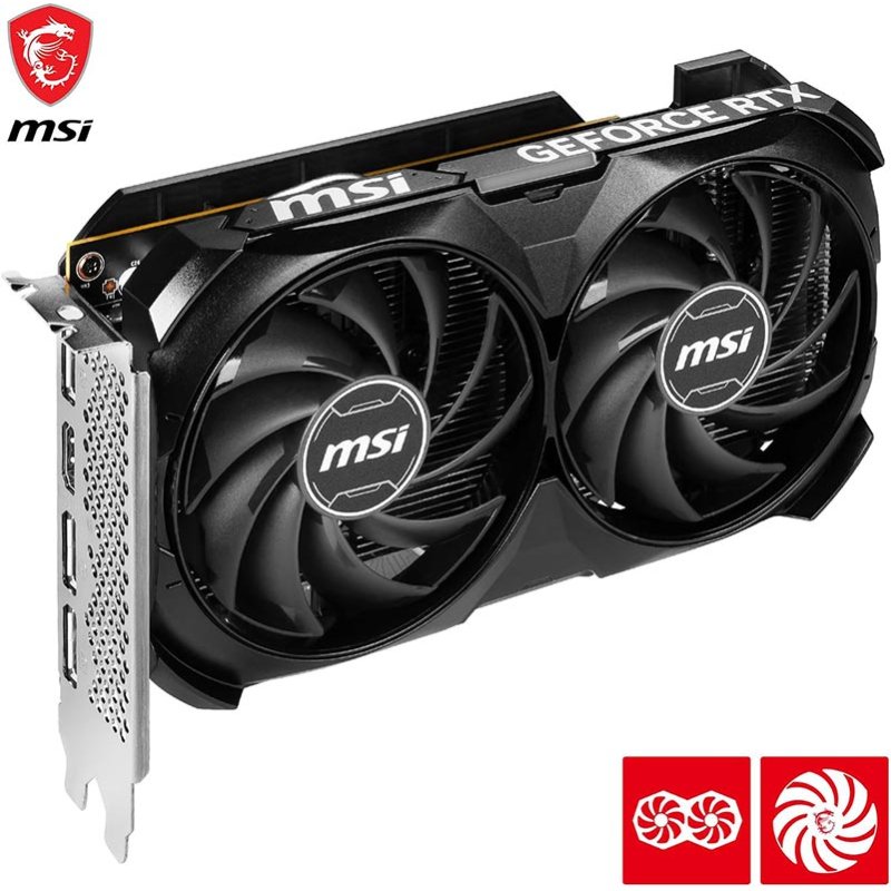 MSI RTX 4060 VENTUS 2X BLACK 8G OC 912-V516-012