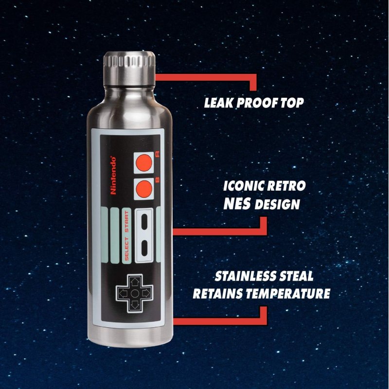 Shop NES Metal Water Bottle with ZGames in UAE - Dubai,Abu Dhabi ...