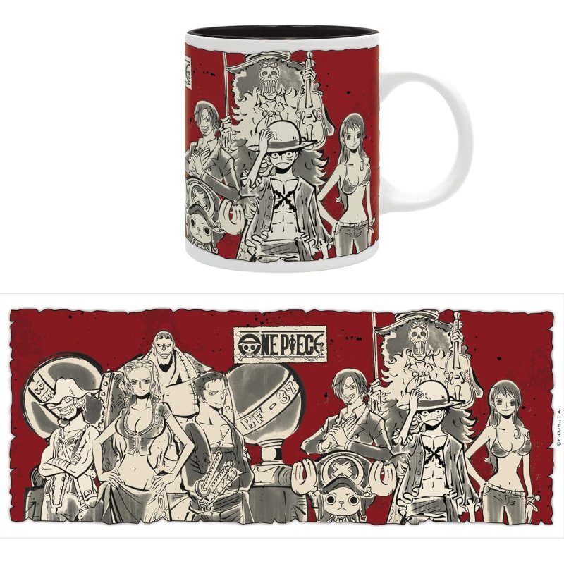 One Piece - Mug - 320 Ml - Luffy'S Crew Style Japonais - Subli X2 Abysse Mug