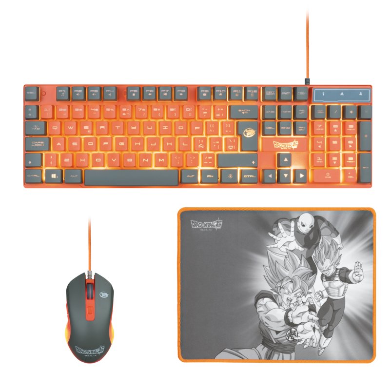 PC Dragon Ball Pack Keyboard + Mouse + Mousepad