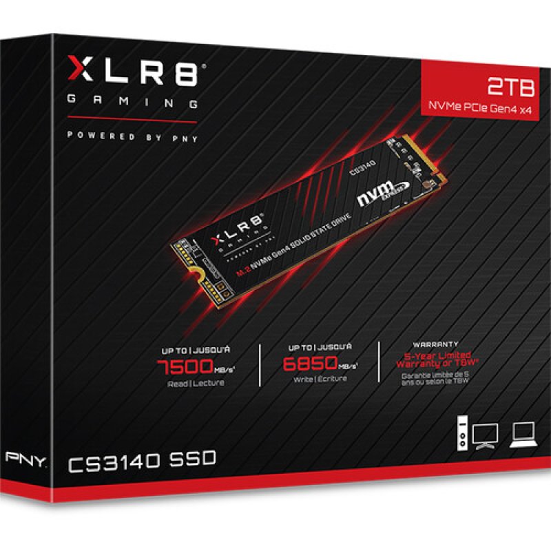 PNY-XLR8 CS3140 2TB Internal SSD