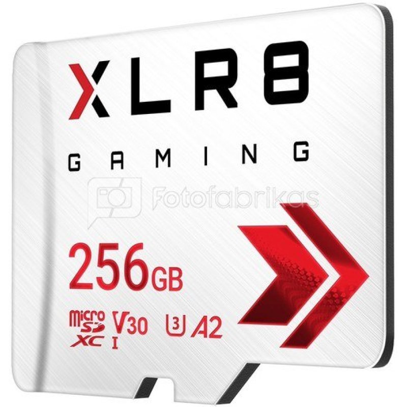 PNY XLR8 Gaming 100MBs Micro SDXC Memory Card-256...