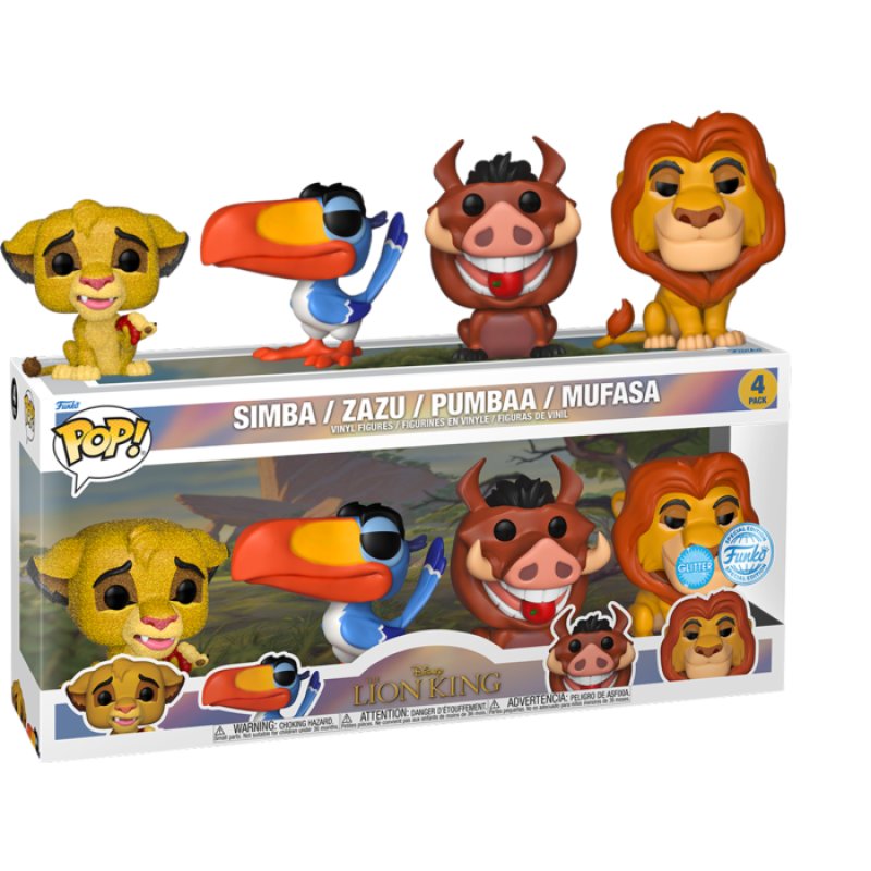 Pop! Disney: The Lion King - Lion King S2 4pk (GL)(Exc)