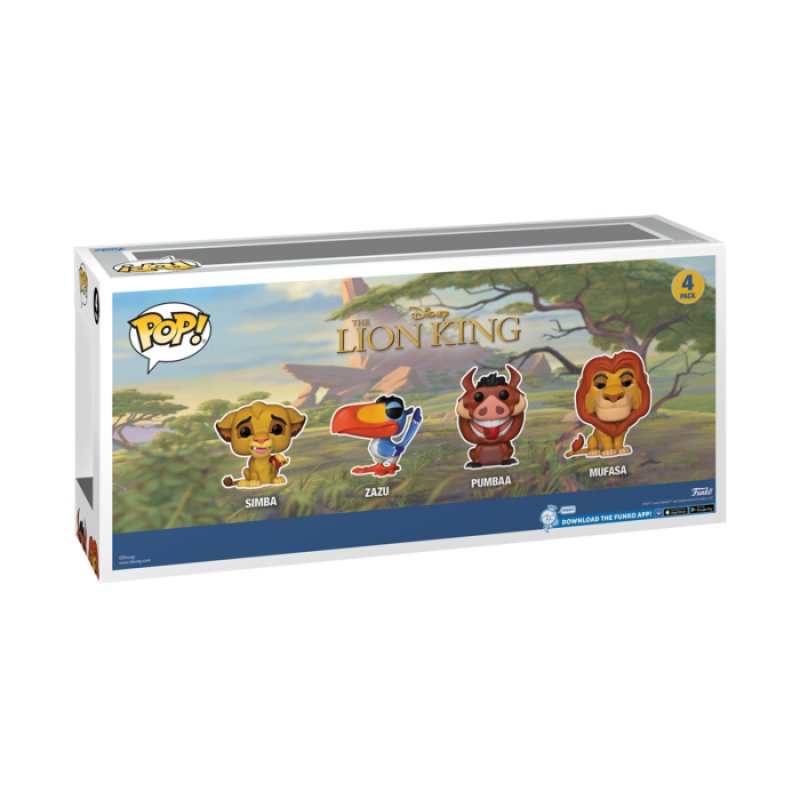 Pop! Disney: The Lion King - Lion King S2 4pk (GL)(Exc)
