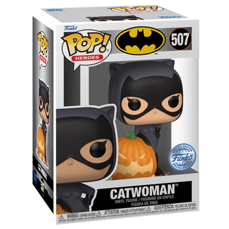 Pop! Heroes: DC - Catwoman with Pumpkin (Exc)