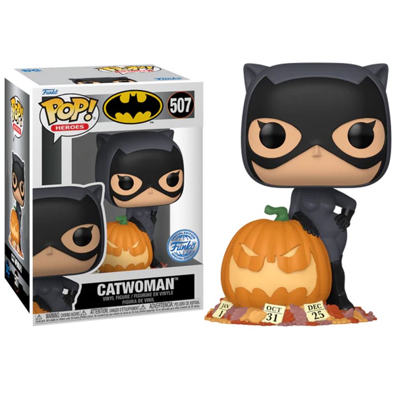 Pop! Heroes: DC - Catwoman with Pumpkin (Exc)