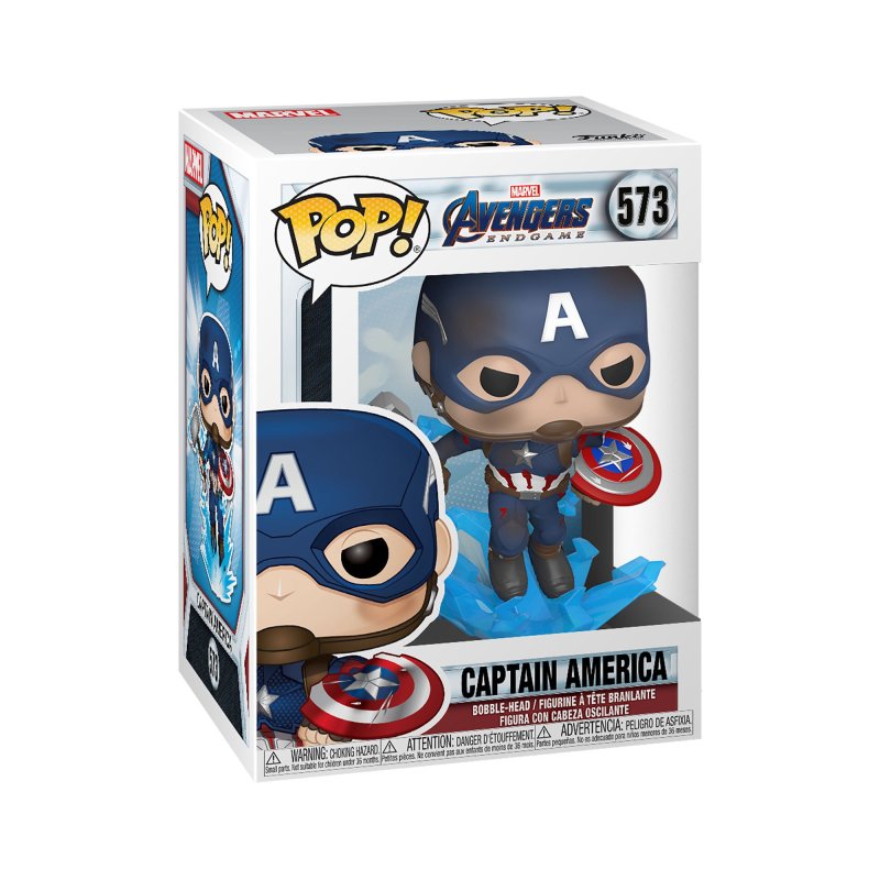 Pop! Marvel: Avengers Endgame - Capt A w/ Broken Shield