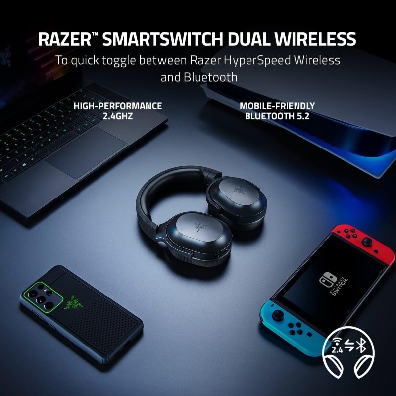 Razer Barracuda X Wireless Gaming Headset - Black