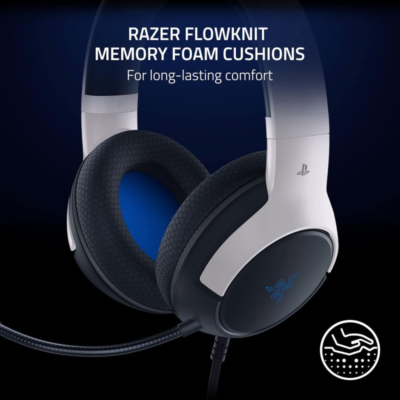 Razer Kaira X PS5 Wired Headset - Black&White