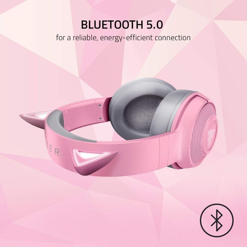 Razer Kraken Bt Kitty Edition Quartz Gaming Headset