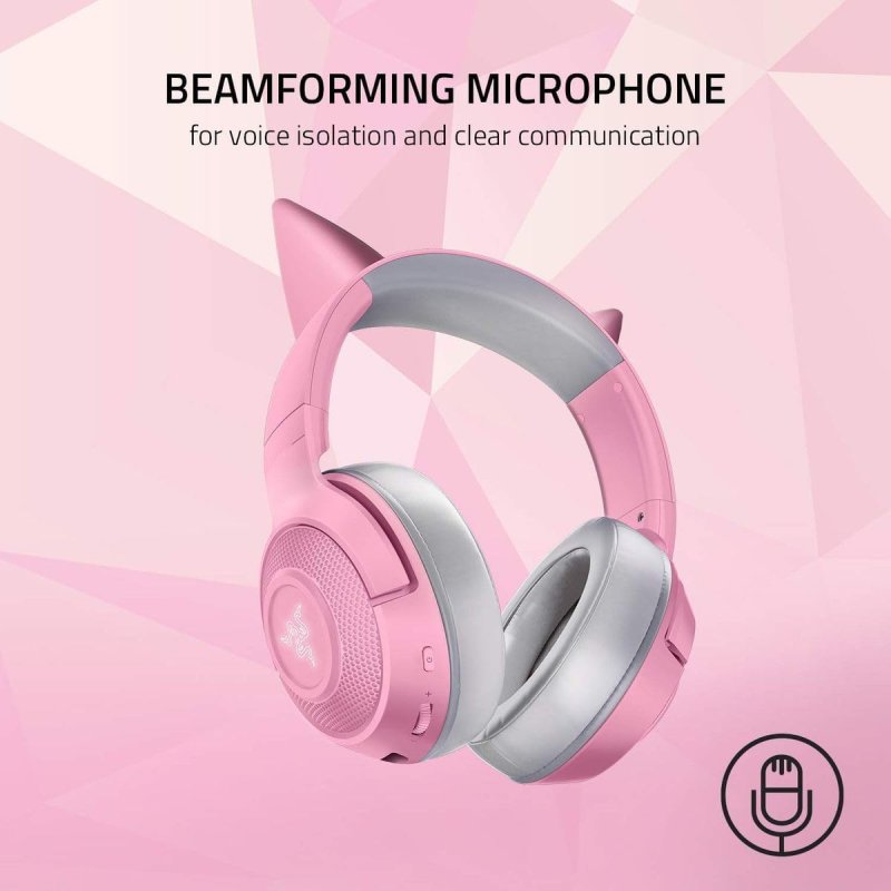 Razer Kraken Bt Kitty Edition Quartz Gaming Headset