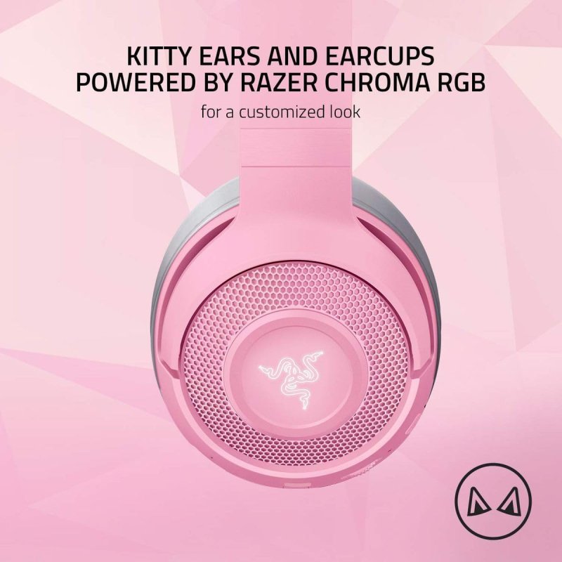 Razer Kraken Bt Kitty Edition Quartz Gaming Headset