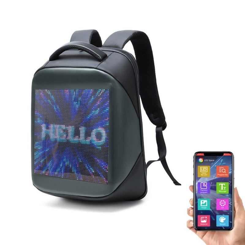 Smart Backpack With Led S...