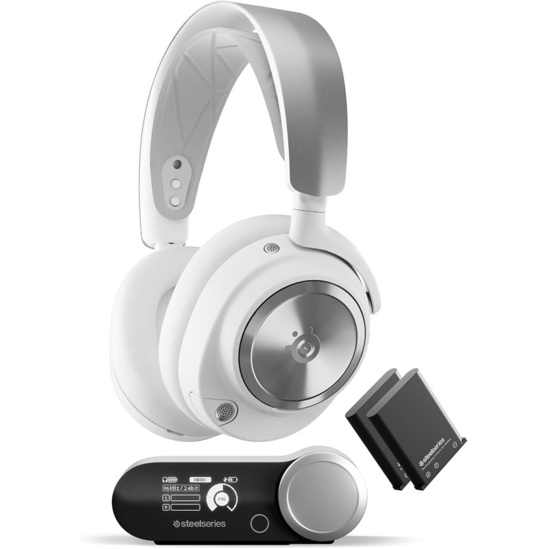 SteelSeries Arctis Nova Pro Wireless Gaming Headset White