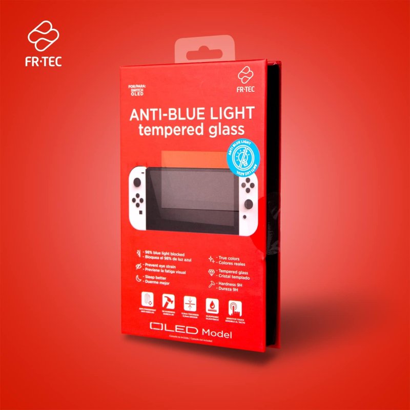 Switch Oled Anti Blue Light Tempered Glass Screen Protector