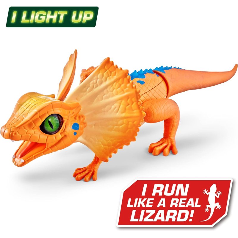 Zuru Robo Alive Light-Up Frill Neck Lizard Assorted 10 cm 7149