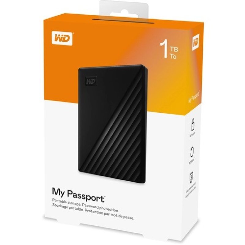 WD 1TB My Passport Portable External Drive