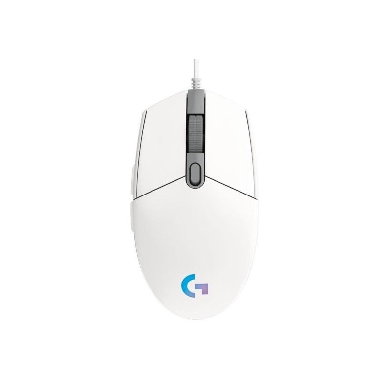 Logitech G203 Light sync White Gaming Mouse