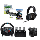 Logitech G29 Racing Wheel Bundle with Driving Force Shifter & Any 1 Selected Racing Game
