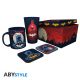 DC COMICS Pck Glass XXL+Mug+2 Coasters Glow
