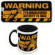 JURASSIC WORLD DOMINION (WARNING) BLACK COLOURED INNER MUG