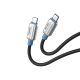 BLUPEBBLE POWERFLOW USBC TO USBC 240W PD3.1 CABLE 2M BLUE