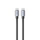BluPebble PowerFlow 240W USB-C to USB-C Braided Cable 1.2m – Black