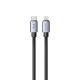 BLUPEBBLE POWERFLOW 27W USB-C TO LIGHTNING BRAIDED CABLE 1.2M BLACK
