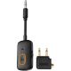 BLUPEBBLE AIRLYNC BLUETOOTH AIRPLANE ADAPTER-BLACK BP-AIRYLNC-BK