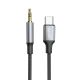 BluPebble USB-C Male to 3.5mm Male Cable 1m – Gray