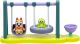 Bluey Turtle Boy Playground Mini Playset