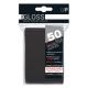 Ultra PRO Standard Card Sleeves Black 50 Pack - Trading Card Protector Sleeves