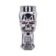 Nemesis Now Terminator Head Goblet 17cm Silver (B1456D5)