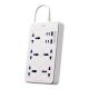 BLUPEBBLE SURGE PROTECTOR 11-IN-1 UNIVERSAL POWER HUB BP-PSTRIP11-WH