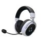 KGaming K10 Tri-Mode Connectivity Wireless Gaming Headset - Black & White