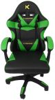 KGaming KGS 001GB – Swift Gaming Chair (Green & Black) – Small