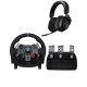 Logitech G29 Driving Force Racing Wheel with KGAMING K20 Wireless Gaming Headset