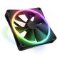 NZXT F140 RGB DUO 140mm Case PWM Fan - Black