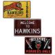 Stranger Things Set of 3 Collectible Tin Signs