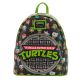 Loungefly! Leather: Teenage Mutant Ninja Turtle Sewer Cap All-Over-Print Mini Backpack