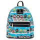 Loungefly! Leather: Heroes - DC Superheroes Chibi Lineup Mini Backpack
