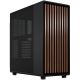 K Gaming North Mid Tower Wood Accent PC Case - Black
