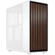 K Gaming North Mid Tower Wood Accent PC Case - White 
