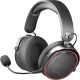 MARS GAMING MHW WIRELESS 7.1 SPATIAL HEADPHONES+ DETACH MIC BLACK