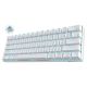 RK Royal Kludge RK61 Wireless White RGB Mechanical Gaming Keyboard - Blue Switch