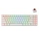 RK Royal Kludge RK71 Wireless White RGB Mechanical Gaming Keyboard - Brown Switch